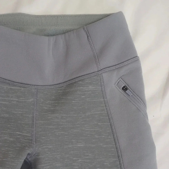 Athleta SpaceDye Polartec Power Stretch Peak Tight, Color Gray Size XS - Picture 7 of 14